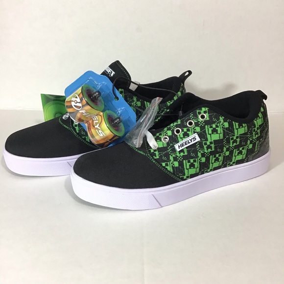Heelys Other - Heelys X Minecraft Creeper Pro 20 Black Skate Sneakers Men’s 8 NEW